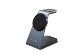 Handys - Adapter und Ladegeräte - FIXED 3in1 Mag Aluminum Wireless Charging station Black - FIXMPOS-AL-GR