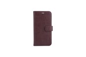 Handys - Cover & Cases - Radicover Anti Radiation Mobile Case PU Leather iPhone 13 Flipcover Brown - RAD262