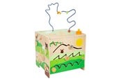 Baby Spielzeug - Small Foot - Wooden Activity Cube with Motor Skills Spiral Farm - 11733