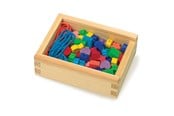 Baby Spielzeug - Small Foot - Wooden Thread Beads 84pcs. - 11060