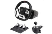 Gaming Zubehör - MAXX TECH PRO FF RACING WHEEL KIT (WHEEL 3-PEDAL SET & SHIFTER) - Wired Wheel, gamepad and pedals set - Sony PlayStation 4 - MXT-PROFFW