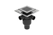 Entwässerungsprodukte - Unidrain Set 4 Square ClassicLine Column 15x15 Ø110 mm vertical - 8024.0075