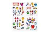 Kreativ-Spiele - LG-Imports Stickers Football Glittering (Assorted) - 9744