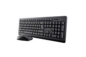 Tastaturen - Trust Primo Wireless Deskset Nordic - Tastatur & Maus Set - Nordisch - Schwarz - 25435