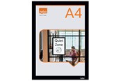 Konferenz und Präsentation - Nobo Self-adhesive Magnetic Poster Frame A4 Black - 1915697
