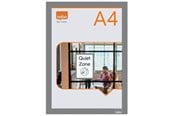 Konferenz und Präsentation - Nobo  Self-adhesive Magnetic Poster Frame A4 Silver - 1915696