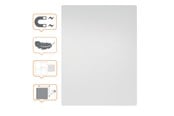 Konferenz und Präsentation - Nobo Rahmenloses Magnetisches Modulares Whiteboard 600x450mm - 1915656