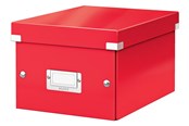 Archivierung und Aufbewahrung - Leitz Click & Store WOW Aufbewahrungs- und Transportbox Klein (Für A5) Rot - 60430026