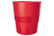 Schreibtischzubehör - Leitz WOW Papierkorb Rot - 52781026