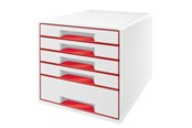 Archivierung und Aufbewahrung - Leitz  WOW CUBE Schubladenbox Rot - 52142026