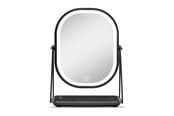 Kosmetik Spiegel - Gillian Jones Mirror With LED Light and Tray - Black - 5713982011470
