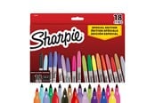 Utensilien zum Schreiben und Zeichnen - Sharpie -Permanentmarker-Set | Sonderserie mit verschiedenen Farben | feine Spitze | 18 Markierstifte | Set für den Schulanfang - 2204015