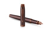 Utensilien zum Schreiben und Zeichnen - Parker IM Monochrome Füllfederhalter | blaue Tinte | Oberfläche und Zierteile in Burgunderrot | feine Spitze | Geschenkbox - 2190511