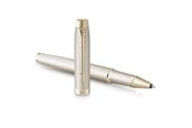Utensilien zum Schreiben und Zeichnen - Parker IM Monochrome Rollerball | schwarze Tinte | Oberfläche und Zierteile in Champagnerfarben | feine Spitze | Geschenkbox - 2172955