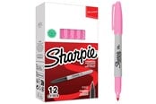 Utensilien zum Schreiben und Zeichnen - Sharpie Permanent Marker | Marker Stifte mit feiner Spitze | rosa permanente Tinte | 12 Stück Market Set - 2025035