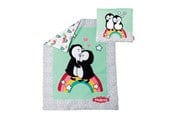 Puppen & Zubehör - Heless Penguin Doll Blanket with Pillow - 1000