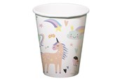 Spielzeug - Folat BV Paper Cups Unicorns & Rainbows 250ml 6 pcs. - 68343