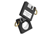 Handys - Anderes Zubehör - Elago Floppy Disc Case for AirTag Black - EAT-DISK-BK