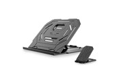 Systemzubehör - Desire2 2in1 Portable Laptop Stand Black 360 Rotatable - D2LAP360BK