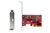 Controller - StarTech.com USB 3.2 Gen 2x2 PCIe Card - USB-C 20Gbps PCI Express 3.0 x4 Controller - USB Type-C Add-On PCIe Expansion Card -Windows/Linux - USB adapter - PCIe 3.0 x4 - USB-C 3.2 Gen 2x2 x 1 - PEXUSB321C