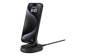 Handys - Adapter und Ladegeräte - Belkin BoostCharge Pro wireless charging stand - magnetic - + AC power adapter - 15 Watt - WIA008VFBK