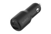 Handys - Adapter und Ladegeräte - Belkin BoostCharge car power adapter - USB 24 pin USB-C - 42 Watt - CCB005BTBK