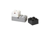 Kinderzimmer - LEGO DESK DRAWER SET - BLACK GREY & WHITE - 43250801