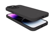 Handys - Cover & Cases - CELLY Cromo Soft rubber case iPhone 15 Pro Max - Black - CROMO1056BK