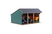 Puppen & Zubehör - Kids Globe Agricultural Shed for Tractors Large 1:32 - 610193