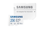 Speicherkarten - Samsung EVO Plus microSD/SD - 160MB/s - 256GB - MB-MC256SA/EU