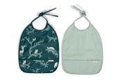 Babypflege - Filibabba Bib with ties 2-pack - Night - FI-02283