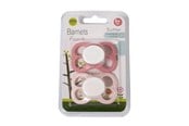 Babypflege - Barnets Favorit 2 pak luftsutter silikone 6+ mdr. - Rosa/Lyserød - BF-10006-1