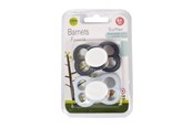 Babypflege - Barnets Favorit 2 pak luftsutter silikone 6+ mdr. - Navy/Lyseblå - BF-10006-2