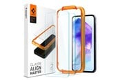 Handys - Schutzfolie - Spigen Glass tR AlignMaster 2 Pack - Samsung Galaxy A55 - AGL07775