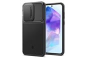 Handys - Cover & Cases - Spigen Optik Armor - black - Samsung Galaxy A55 - ACS07535