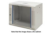 Gehäuse - Deltaco 19? wall cabinet 6U 600 × 450 glass door white - Gehäuse - Wall mount - Weiß - WS64066000