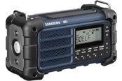 DAB, Netzwerk und Radiowecker - Sangean MMR-99 - Bluetooth - Handcrank - Solar Radio - DAB/DAB+/FM - Mono - Blau - A500480