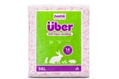 Nagetiere - Über Paper Bedding 56 L Pink/White - 45064