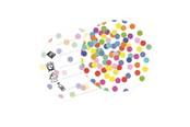 Spielzeug - Haza Witbaard Invitations Confetti 6 pcs. - 437125