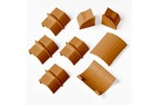 Kabelkanal / Kabelschlauch - D-LINE Adapter Kit 22x22mm 8 Pieces Oak Coloured - FLCOCPECAP22QSP