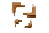 Kabelkanal / Kabelschlauch - D-LINE Adapter Kit 16x8mm Oak finish - IBEBAP1608O