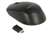 Maus - DeLOCK Optical 3-button mini mouse - Maus (Schwarz) - 12526