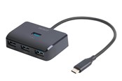 USB-Hubs - Deltaco HUB203 USB-C USB-Hubs - USB 3.0 - 4 - silber - USBC-HUB203