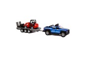 Spielzeugauto - Kids Globe Off-Road Vehicle with Trailer and Shovel 30cm - 510207
