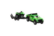 Spielzeugauto - Kids Globe Off-Road Vehicle with Trailer and Quad Light and Sound - 510220