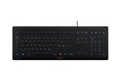 Tastaturen - Cherry STREAM KEYBOARD - Tastaturen - Nordisch - Schwarz - JK-8502PN-2