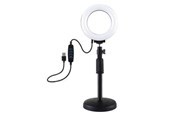Kameras und Objektivzubehör - Puluz Ring LED lamp with adjustable base - PU391