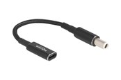 Stromkabel (Intern) - DeLOCK - power adapter - 24 pin USB-C to DC jack 7.4 x 5.0 mm - 15 cm - 60037