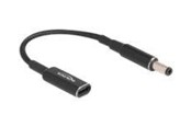 Stromkabel (Intern) - DeLOCK - power adapter - 24 pin USB-C to DC jack 5.5 x 2.1 mm - 15 cm - 60039