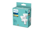 LED-Birnen - Philips LED-Lampe Spot PAR16 4.7W/827 (50W) 36° 3-pack GU10 - 929003038633